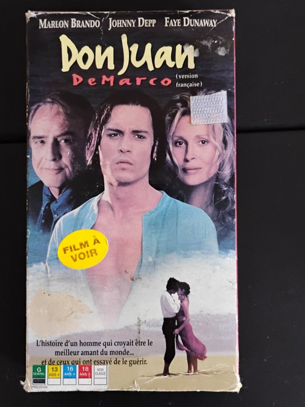 VHS Don Juan DeMarco – Version Française